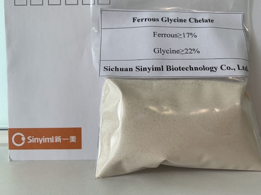 Fe Ferrous Organic Trace Elements  Glycine Chelate as feed additives 1000 kg/bag