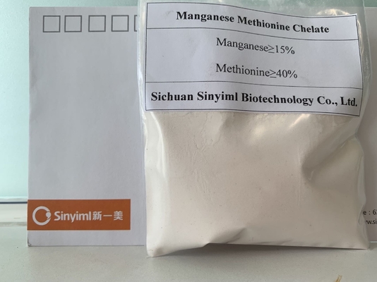Mn Zn Organic Manganese Trace Minerals For Livestock Methionine Chelate Light Green Powder